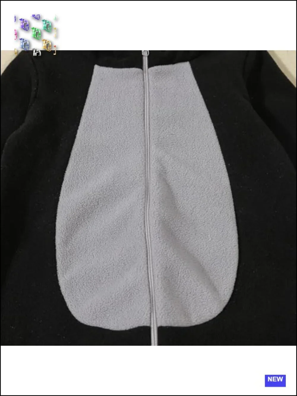 Toddler Black Cat Halloween Costume 2-3Y Zip Hooded Plush Jumpsuit